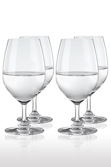 4er Set Spiegelau Wasserglas mit Stiel