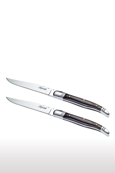 2er Set Steakmesser aus Ebenholz