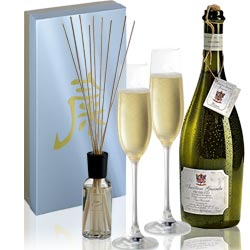 Accessoires als Geschenk Wellness Prosecco