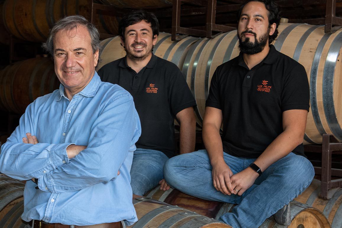 Das Winemaking Team von Luis Felipe Edwards